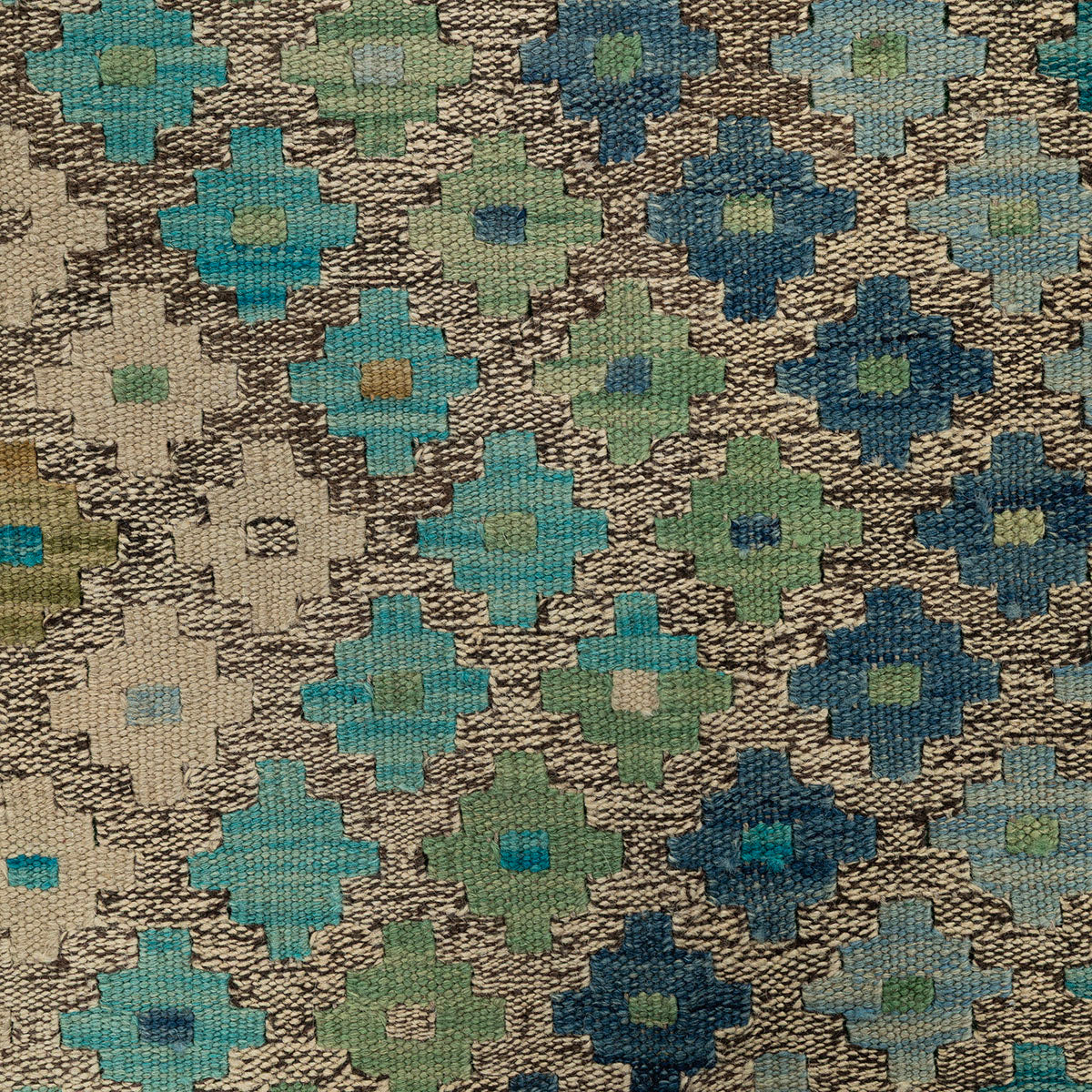 שטיח קילים אפגני כחול/ירוק 291*208 KILIM