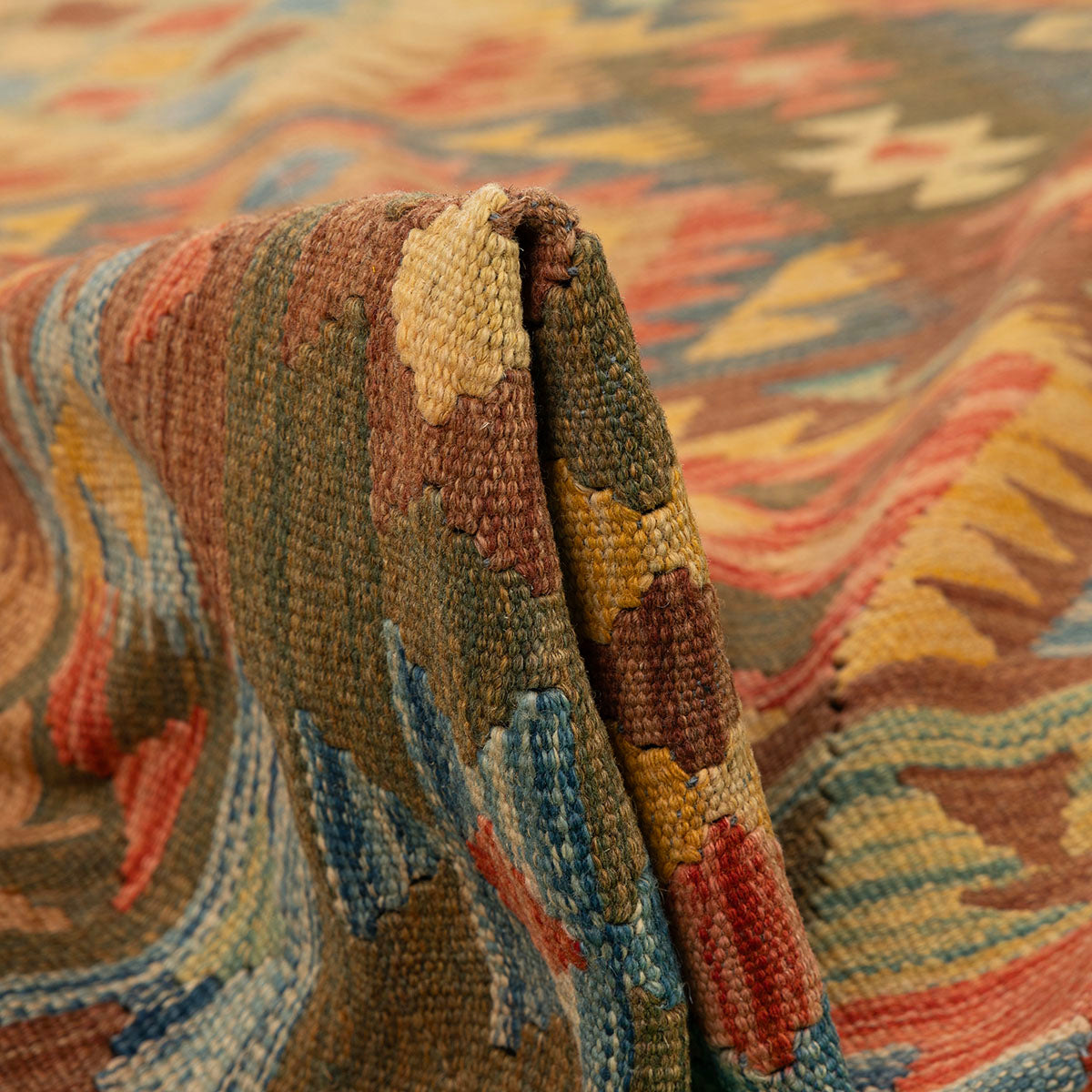 שטיח קילים אפגני צבעוני 297*194 KILIM