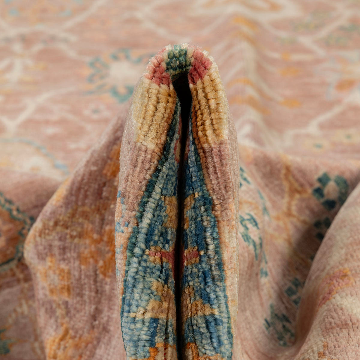 שטיח אושק antique wash חום/צבעוני 232*174 USHAK