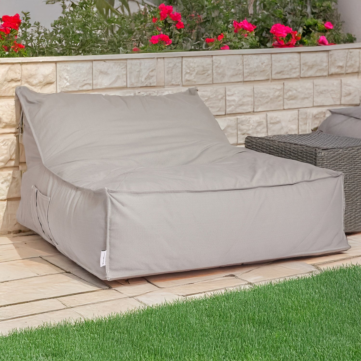 פוף ריביירה סאנפוף זוגי אפור בהיר SUNPOUF COUPLE