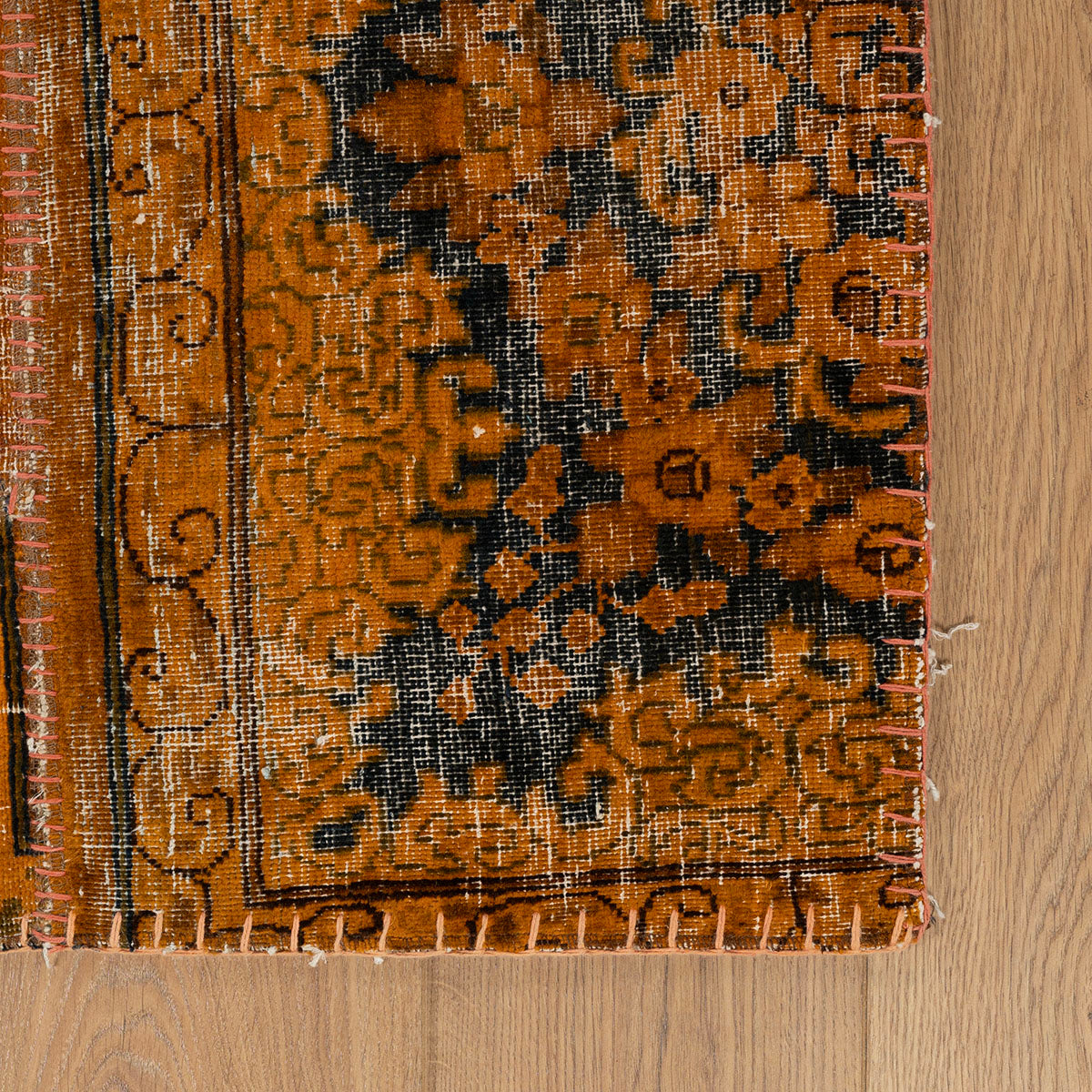 שטיח טלאים חום 207*156 PATCH