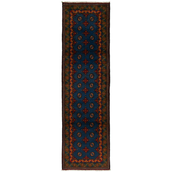 שטיח קאבול כחול ראנר 297*83 KABUL