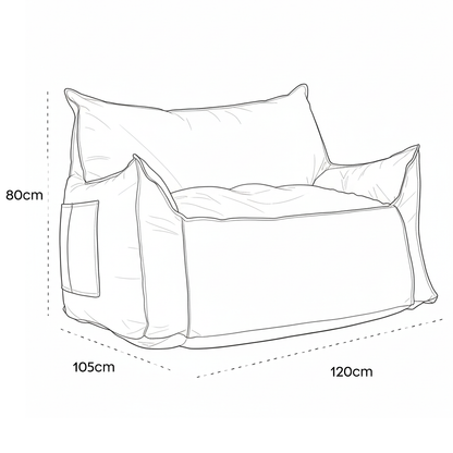פוף ריזורט פופסה זוגית POUFSA COUPLE
