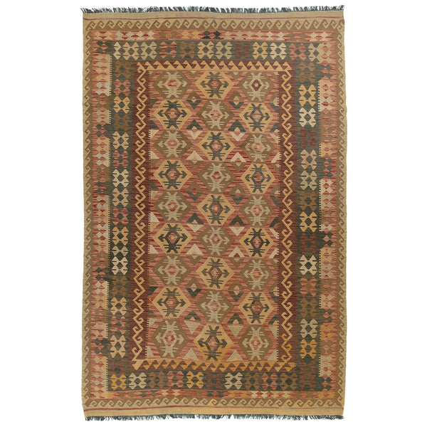 שטיח קילים אפגני צבעוני 298*197 KILIM