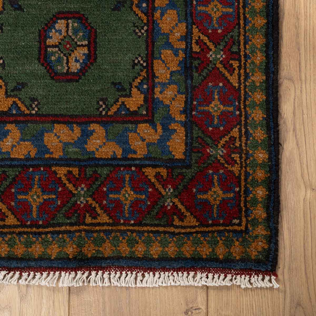 שטיח קאבול ירוק ראנר 305*83 KABUL