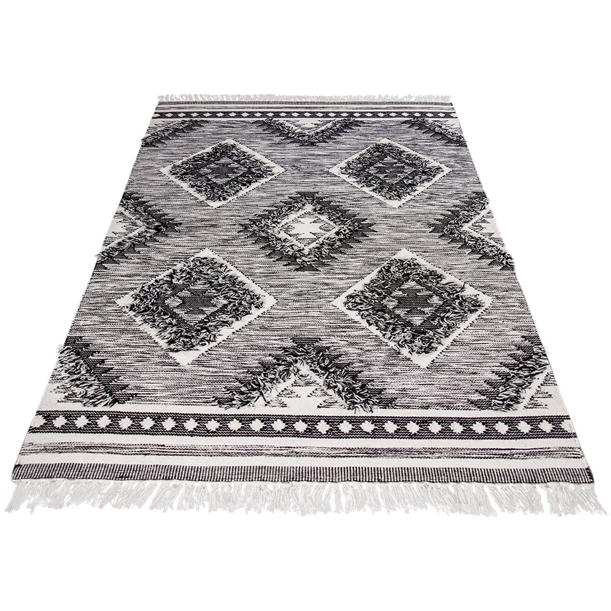 שטיח קילים סקנדינבי 04 אפור KILIM