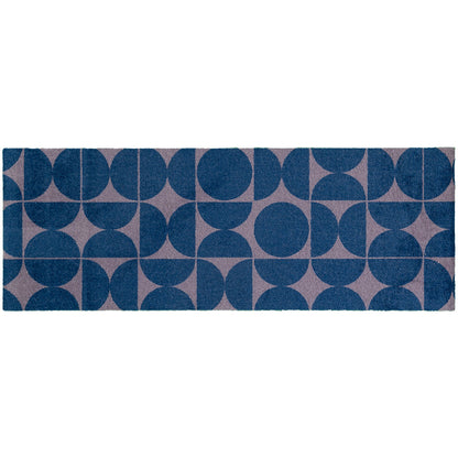 שטיח מטבח שייפס 03 כחול ראנר SHAPES