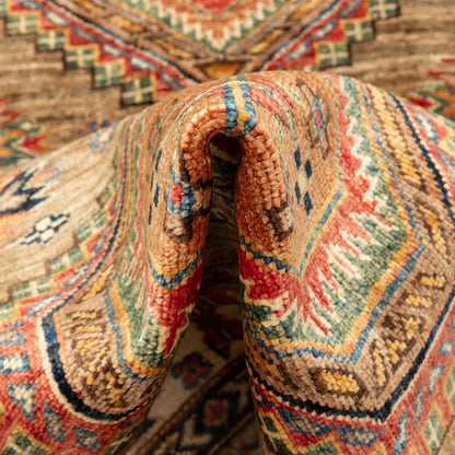 שטיח קזאק -  קייזר חום 159*102 KAYZAR