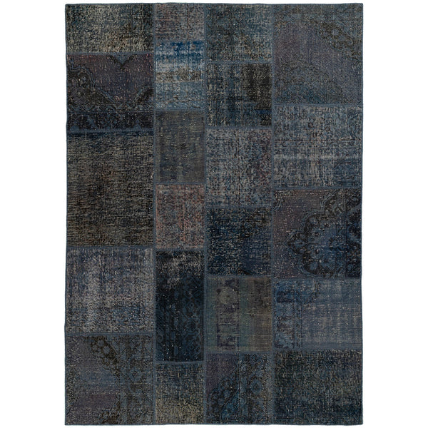 שטיח טלאים שחור/חום 240*170 PATCH