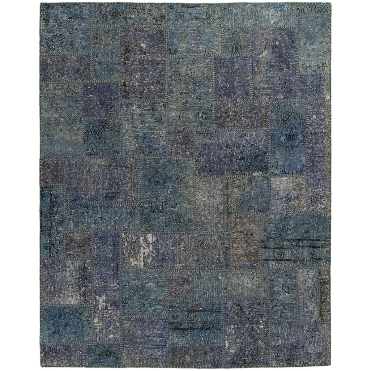 שטיח טלאים כחול 200*160 PATCH
