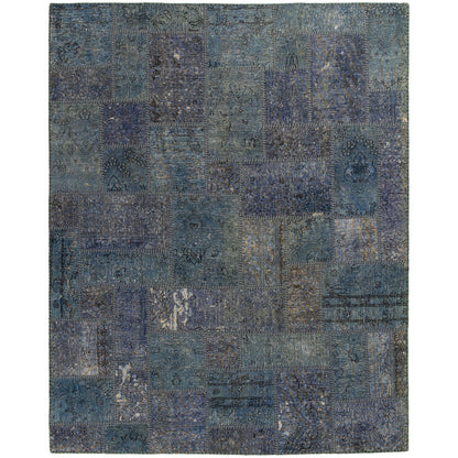שטיח טלאים כחול 200*160 PATCH