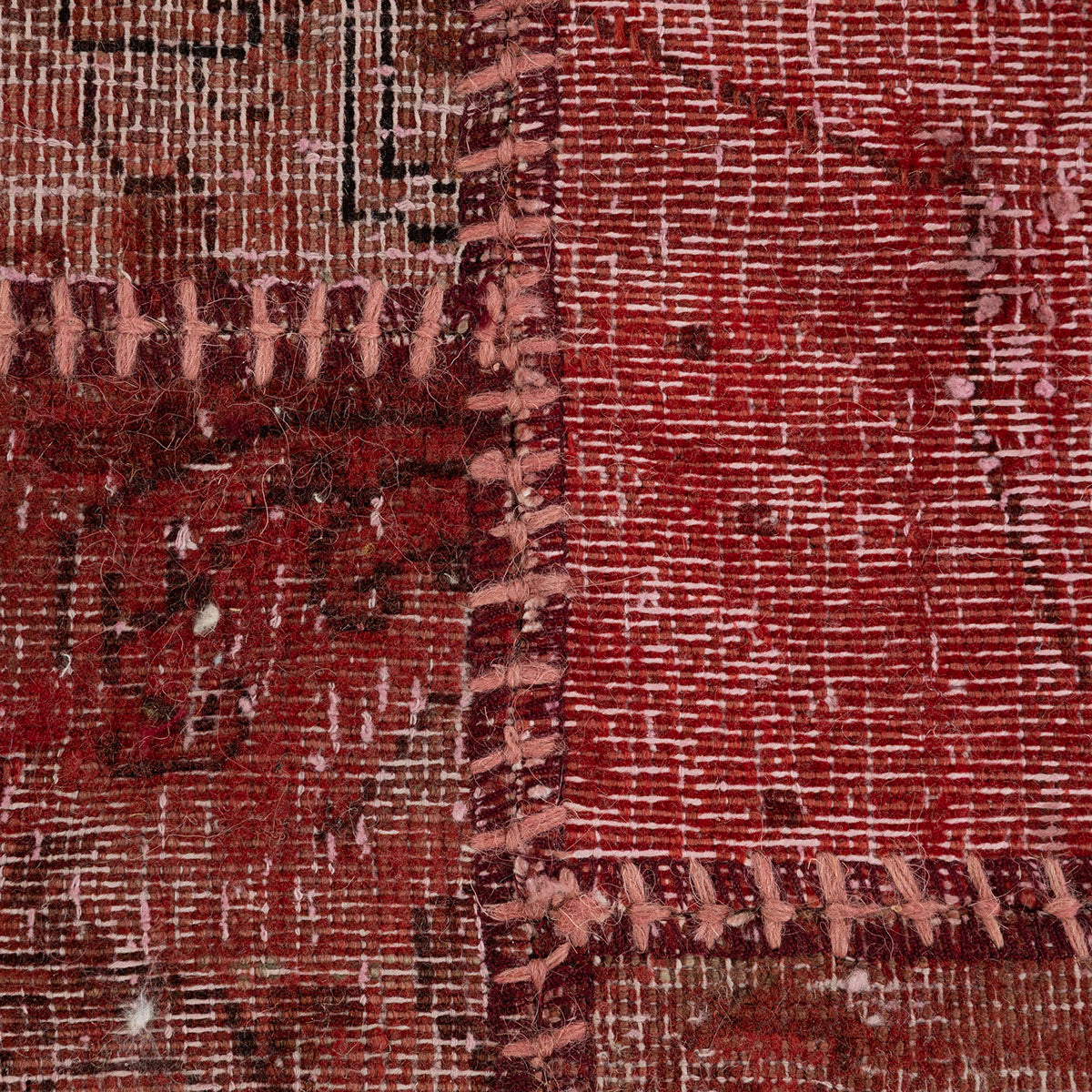 שטיח טלאים ורוד 253*176 PATCH