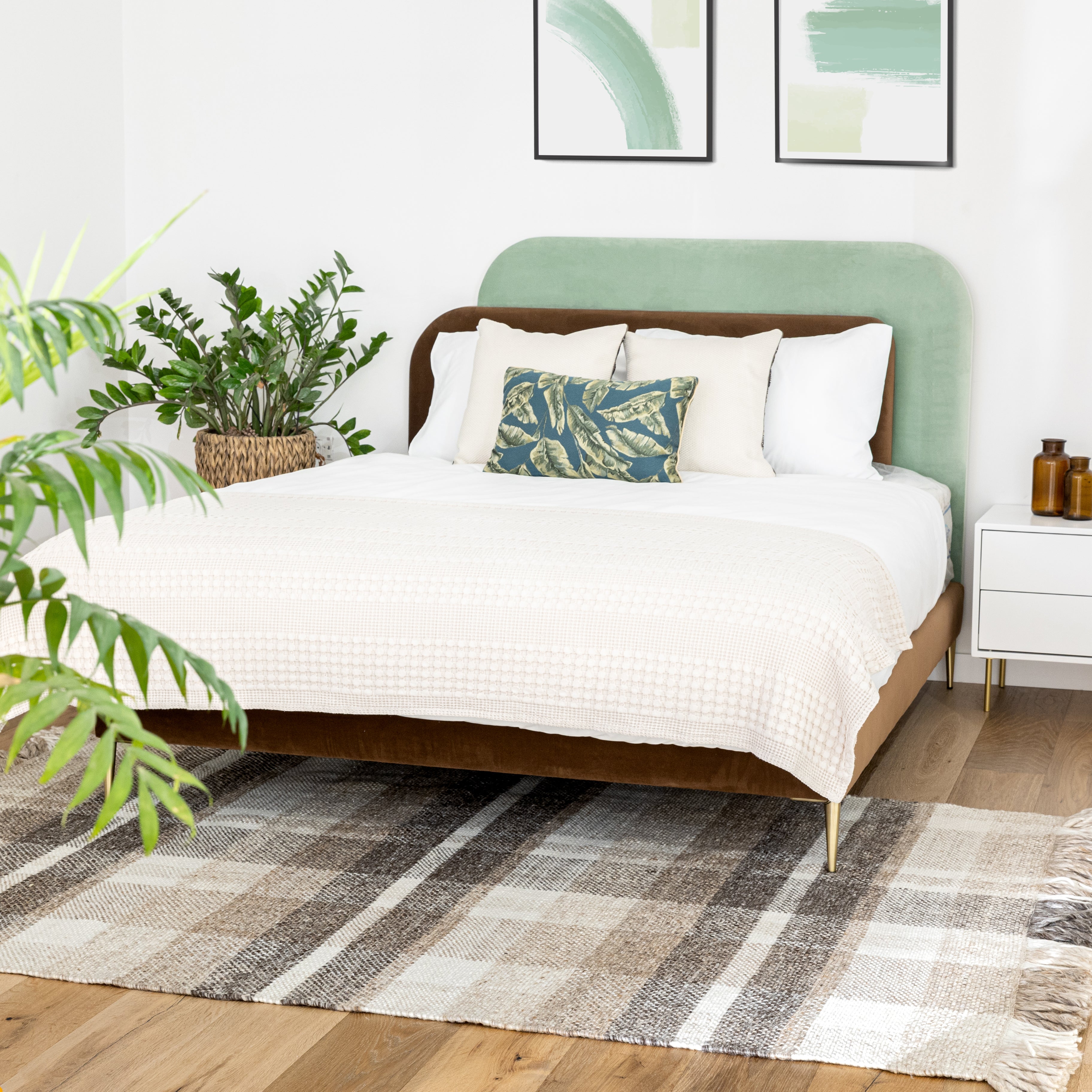 שטיח אוסקר אפור/בז' OSCAR