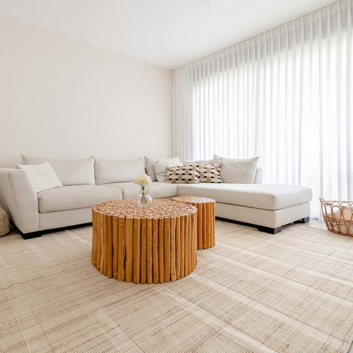 שטיח רוקי בז' ROCKY