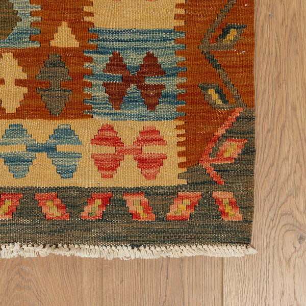 שטיח קילים אפגני צבעוני 283*202 KILIM