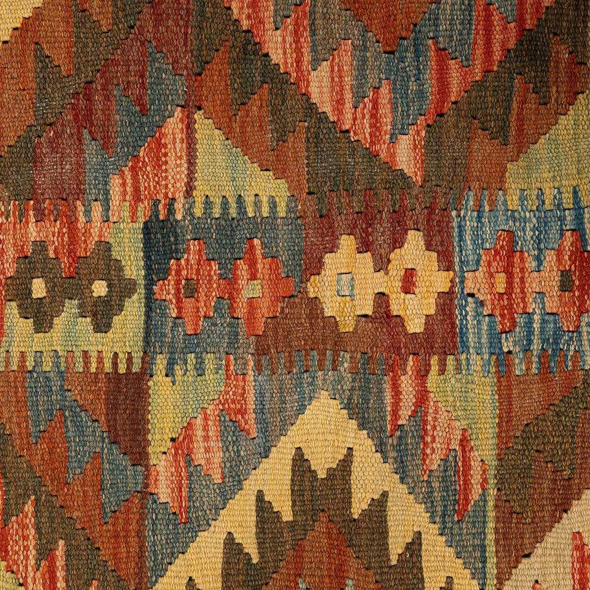 שטיח קילים אפגני צבעוני 297*205 KILIM
