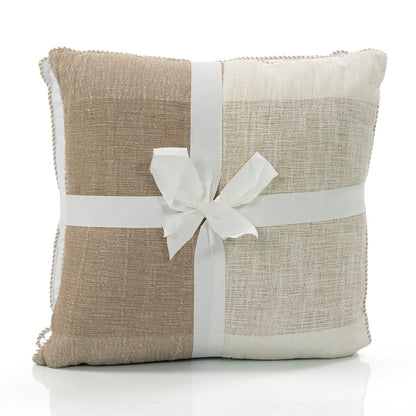 זוג כריות ג'ני 02 קרם\אפור 45*45 JENNY