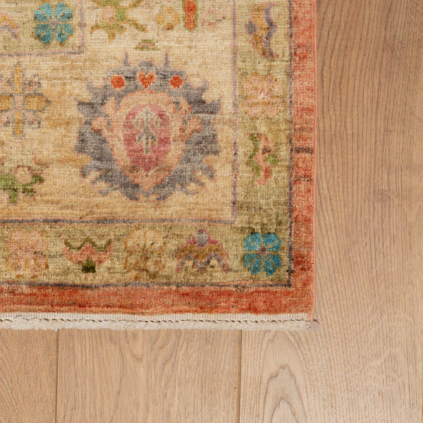 שטיח אושק antique wash אדום/צבעוני 242*175 USHAK