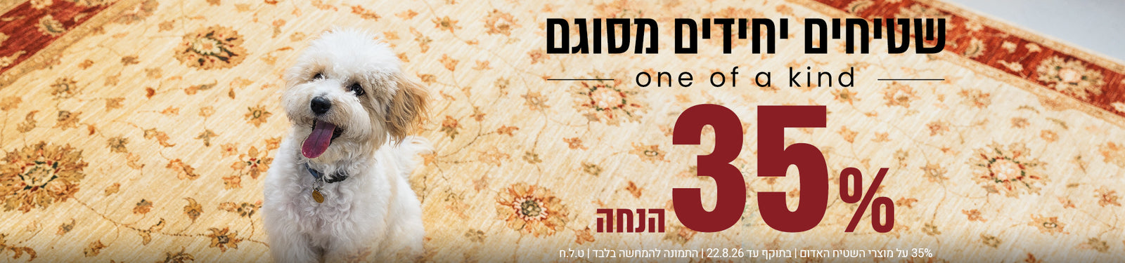 שטיחים יחידים מסוגם banner desktop