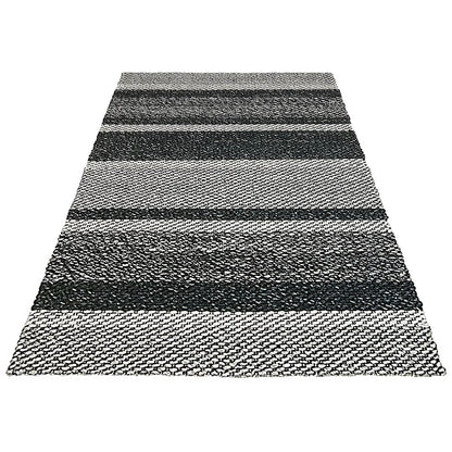 שטיח גפן חלות עבות 02 אפור/שחור | השטיח האדום