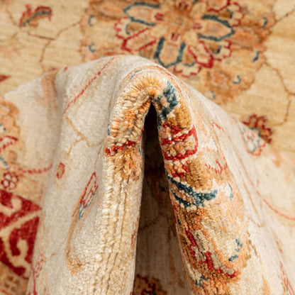 שטיח סופר זיגלר בז'/אדום ראנר 288*81 SUPER ZIGLER