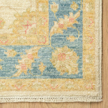 שטיח סופר זיגלר 00 קרם/תכלת 174*120 SUPER ZIGLER