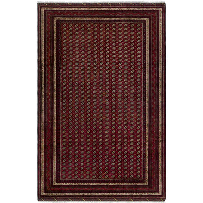 שטיח אפגני באשיר 00 אדום 289*193 BASHIR