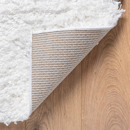 שטיח שאגי קטיפה פארמה 02 לבן | השטיח האדום