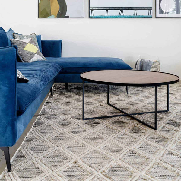 שטיח חבל מרוקאי 01 בז' HEVEL