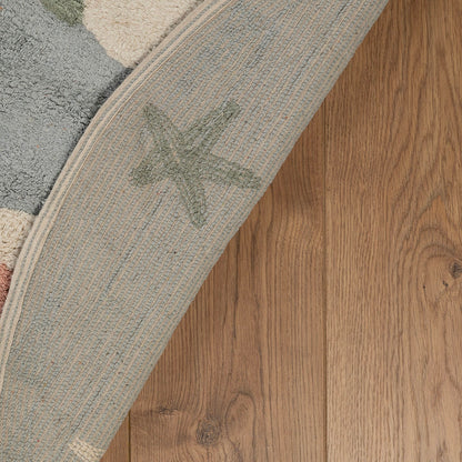 שטיח צב 02 עגול צבעוני TZAV