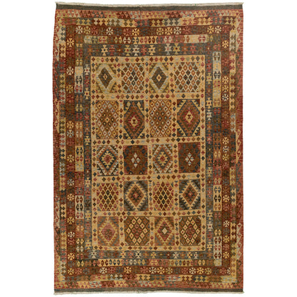 שטיח קילים אפגני צבעוני 310*203 KILIM