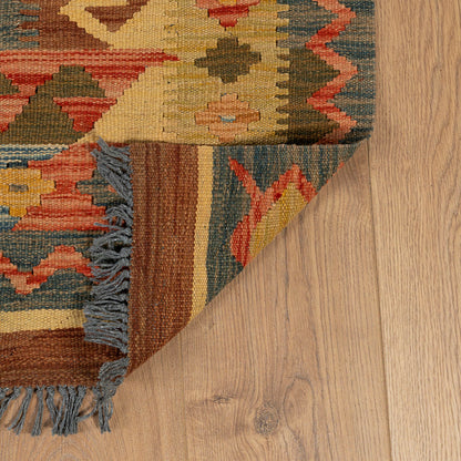 שטיח קילים אפגני צבעוני 297*194 KILIM
