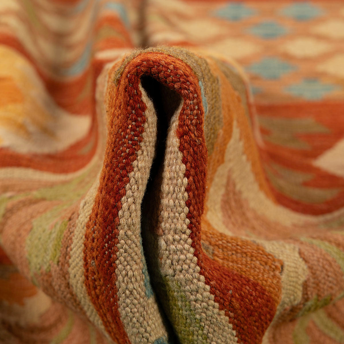 שטיח קילים אפגני צבעוני 295*197 KILIM