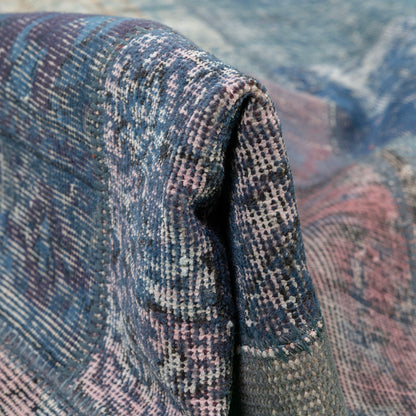 שטיח טלאים כחול/סגול 240*171 PATCH