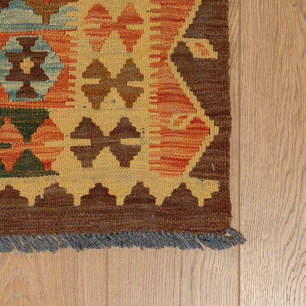 שטיח קילים אפגני צבעוני 303*198 KILIM