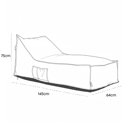 פוף ריביירה סאנפוף ארוך SUNPOUF