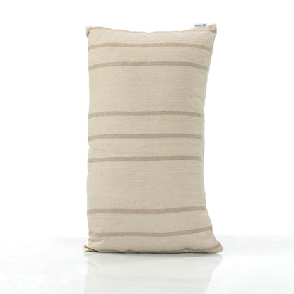 כרית מדלין לבן\בז' 60*35 MADLINE