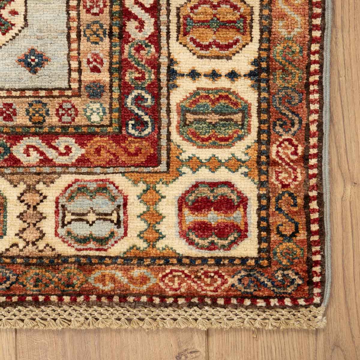 שטיח קזאק -  קייזר אפור 193*137 KAYZAR