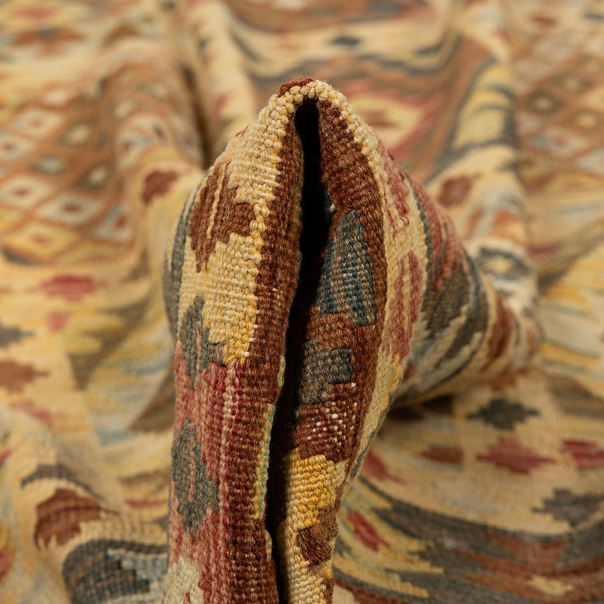 שטיח קילים אפגני צבעוני 310*203 KILIM