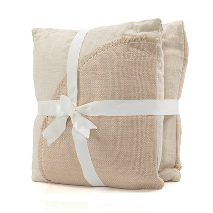 זוג כריות ג'ני 01 קרם 45*45 JENNY