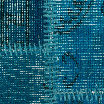 שטיח טלאים כחול 240*170 PATCH
