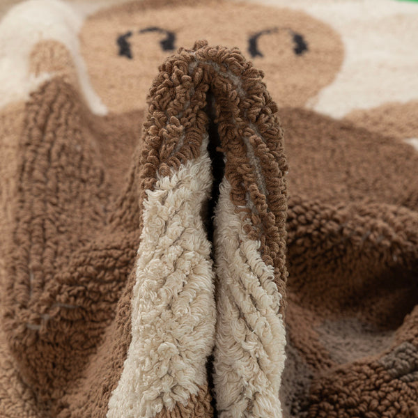 שטיח צב 01 בז'/חום עגול TZAV - hover