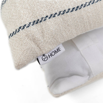 זוג כריות נינה לבן\כחול 45*45 NINA