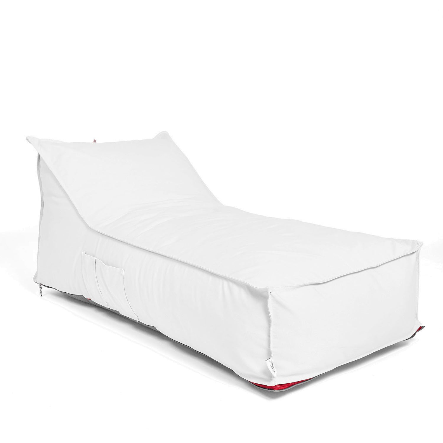 פוף ריביירה סאנפוף ארוך לבן SUNPOUF
