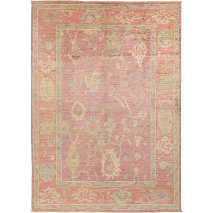 שטיח אושק antique wash ורוד/צבעוני 239*172 USHAK