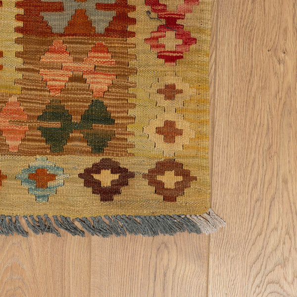 שטיח קילים אפגני צבעוני 288*189 KILIM