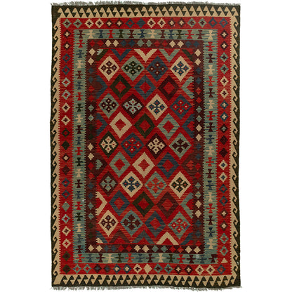 שטיח קילים אפגני צבעוני 293*195 KILIM