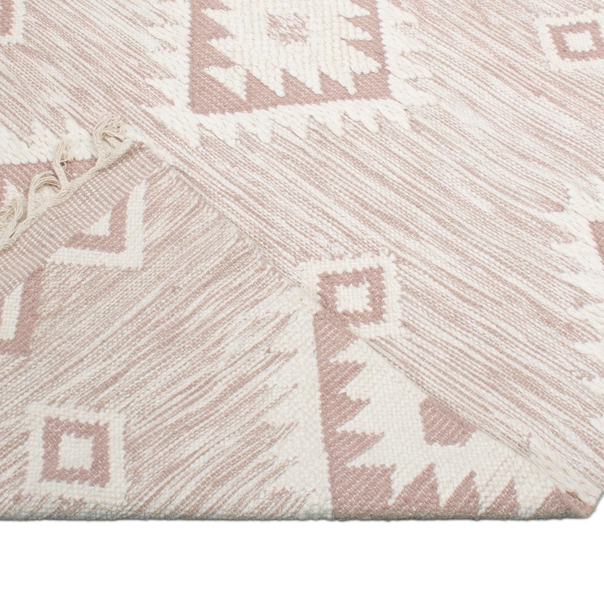 שטיח קילים סקנדינבי 06 ורוד KILIM