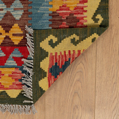 שטיח קילים אפגני צבעוני 237*174 KILIM