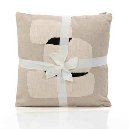 זוג כריות אלין קרם\בז' 45*45 ALINE